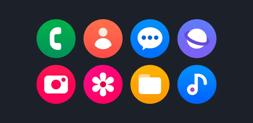 OneMax 6 – Icon Pack (Round) v6.2 APK (Full Version)