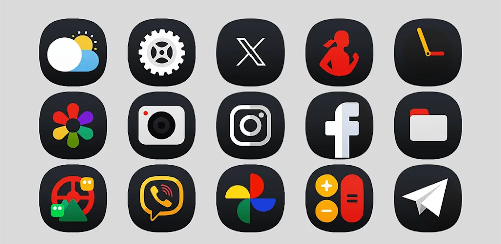 OneUI 7 Dark – Icon Pack v2.2 APK (Full Version)