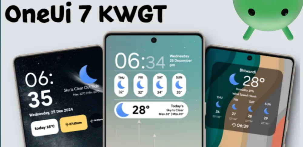 OneUi 7 KWGT v1.1.1.4 APK (Full Version)