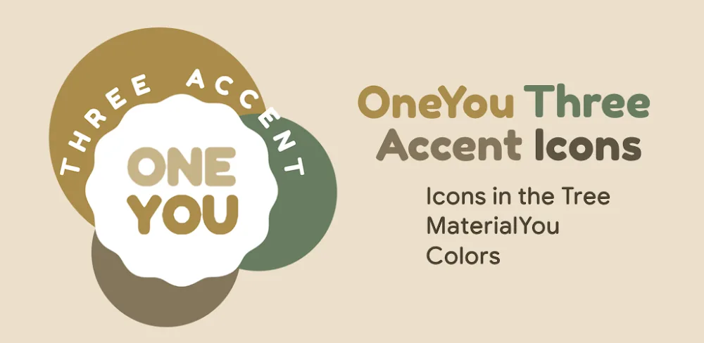 OneYou Three Accent Icons v3.3.0.5..Beta APK (Full Version)