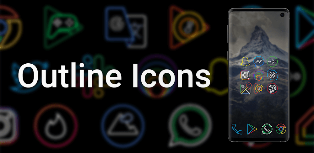 Outline Icons – Icon Pack v3.58 APK (Paid)