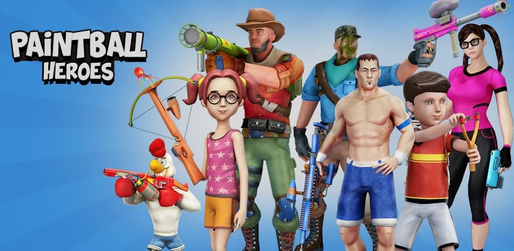 Paintball Shooting Game 3D v15.3 (One Hit, God Mode, Unlocked)