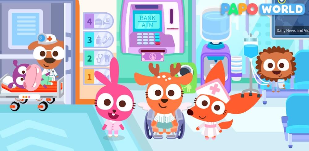 Papo Town: Hospital v1.1.4.1 MOD APK (Unlock All Content)