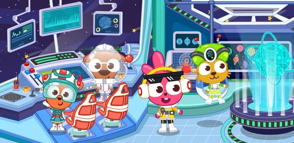 Papo Town Spaceship v1.1.2.1 MOD APK (Unlock All Content)