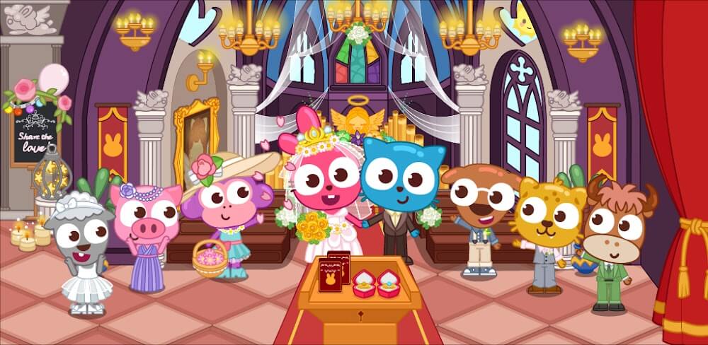 Papo Town Wedding Party v1.1.2.7 MOD APK (Unlock All Content)