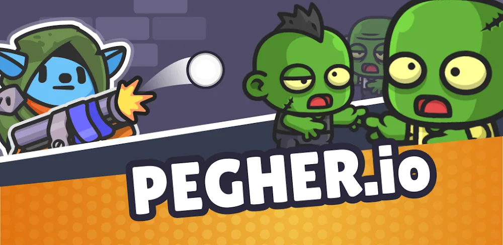 Pegher.io: Zombie Survivor v1.5 MOD APK (Unlimited Money, Damage)