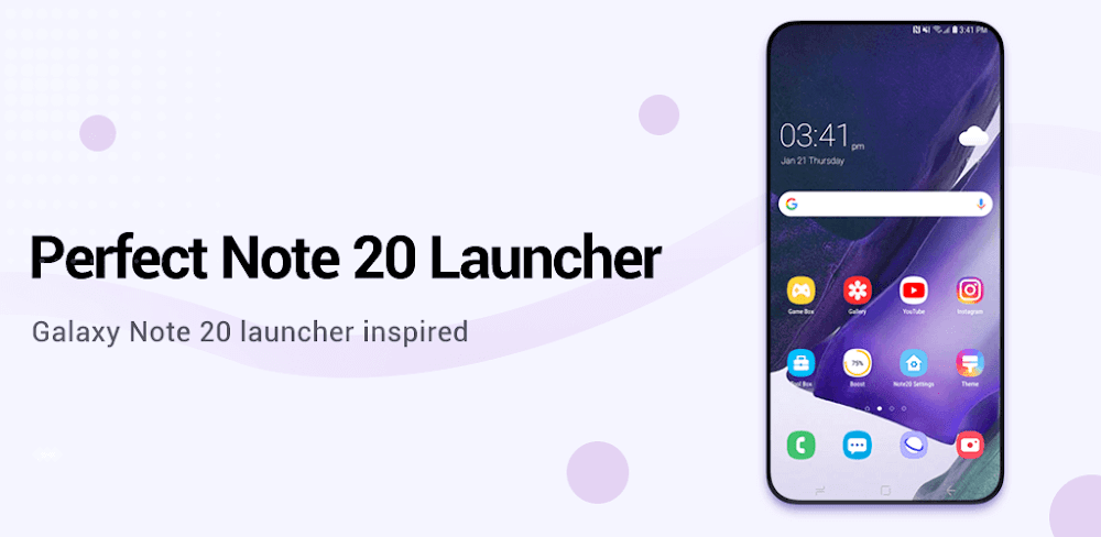 Perfect Note20 Launcher v7.5 MOD APK (Premium Unlocked)