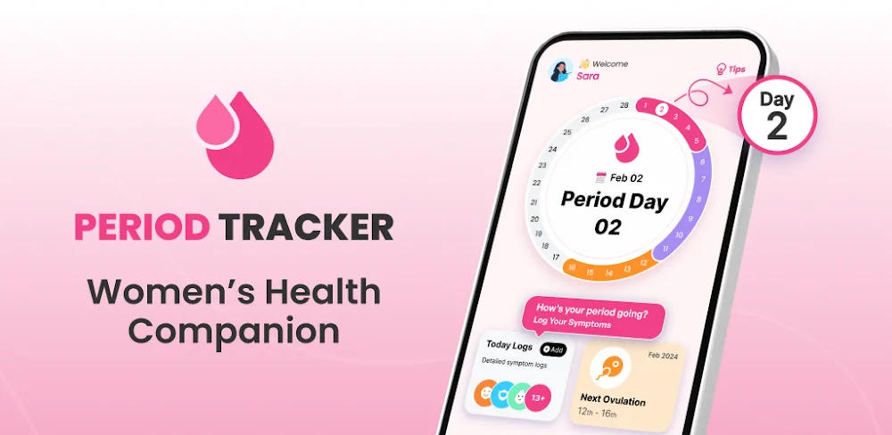 Period Tracker Ovulation Cycle v1.1.9.0 MOD APK (Premium Unlocked)