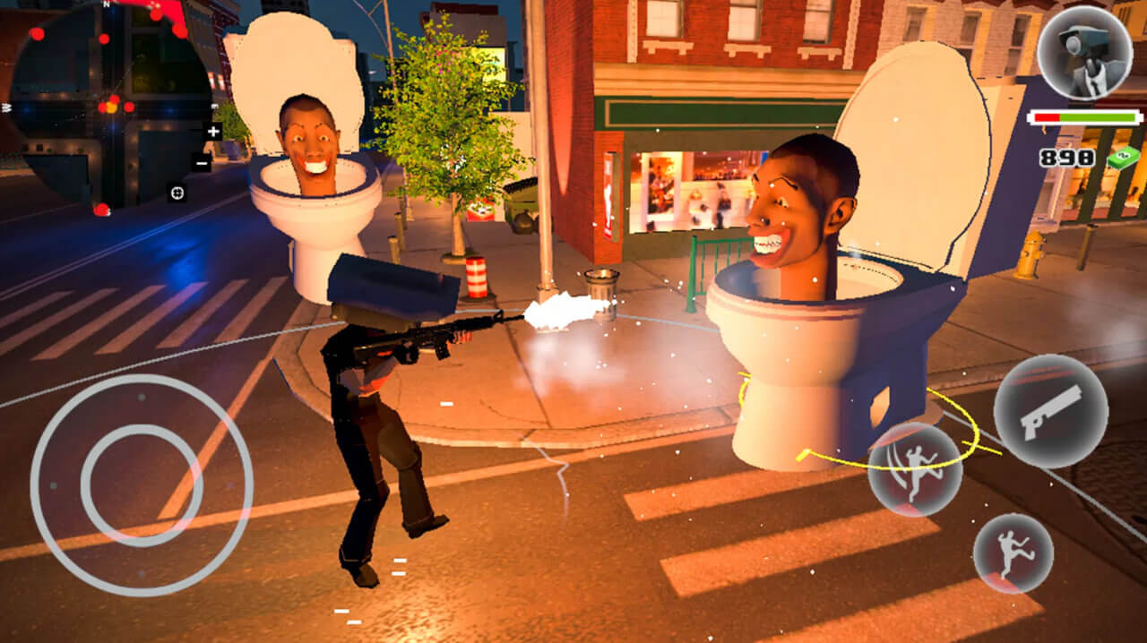 Skibidi War – Toilets Attack v1008 MOD APK (Menu, Money, God Mode)