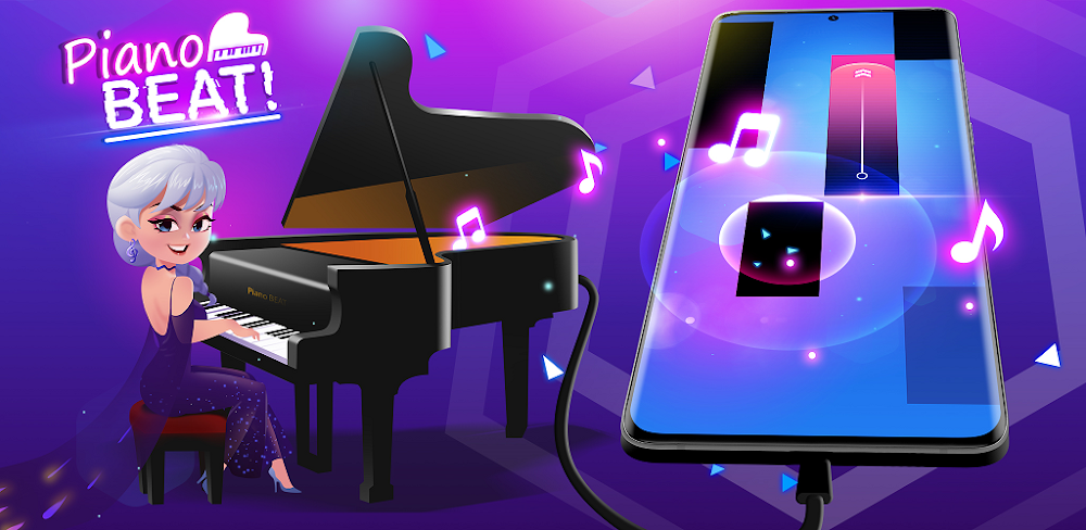 Piano Beat v1.1.2.5 MOD APK (Unlimited Gold, Unlock Vip)