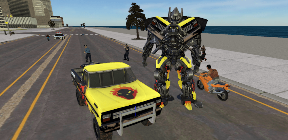 Pickup Truck Robot v1.1.8.4 MOD APK (Unlimited Upgrade Points)