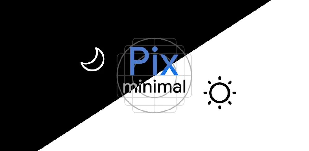 Pix-Minimal Black/White Icons v8.8.Build APK (Full Version)