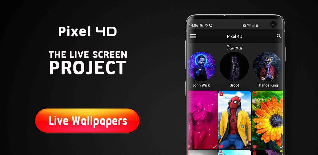 Pixel 4D Live Wallpapers v3.3.4.7 MOD APK (Premium Unlocked)