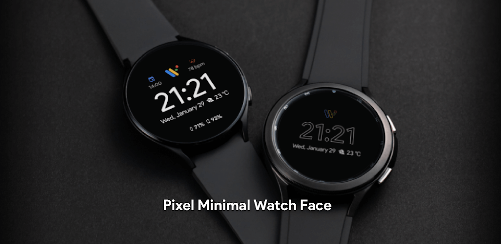 Pixel Minimal Watch Face v2.2.6.7 MOD APK (Premium Unlocked)