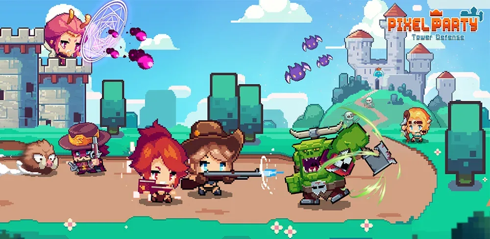 Pixel Party v0.0.2.6 MOD APK (Dumb Enemy, No Attack Cooldown)