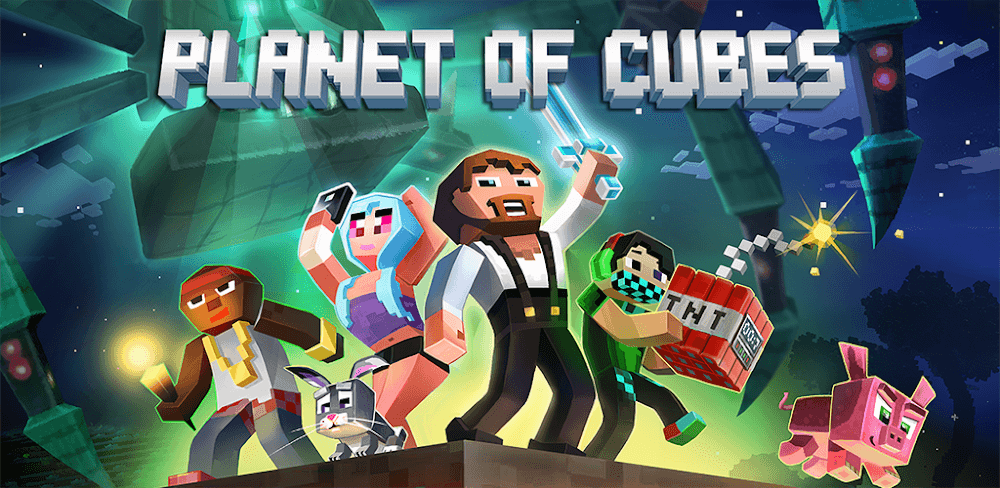 Planet of Cubes Craft Survival v3.3.0.1 MOD APK (No ADS)