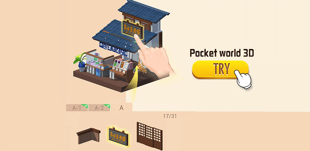Pocket World 3D v3.3.1.4 MOD APK (Unlocked All Cities)