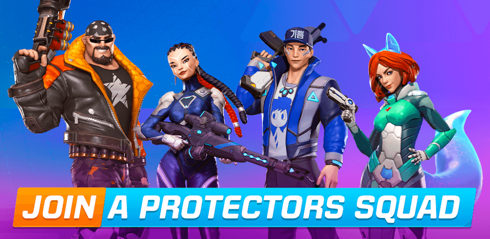 Protectors: Shooter Legends MOD APK v0.0.9.1 (Unlimited Ammo)