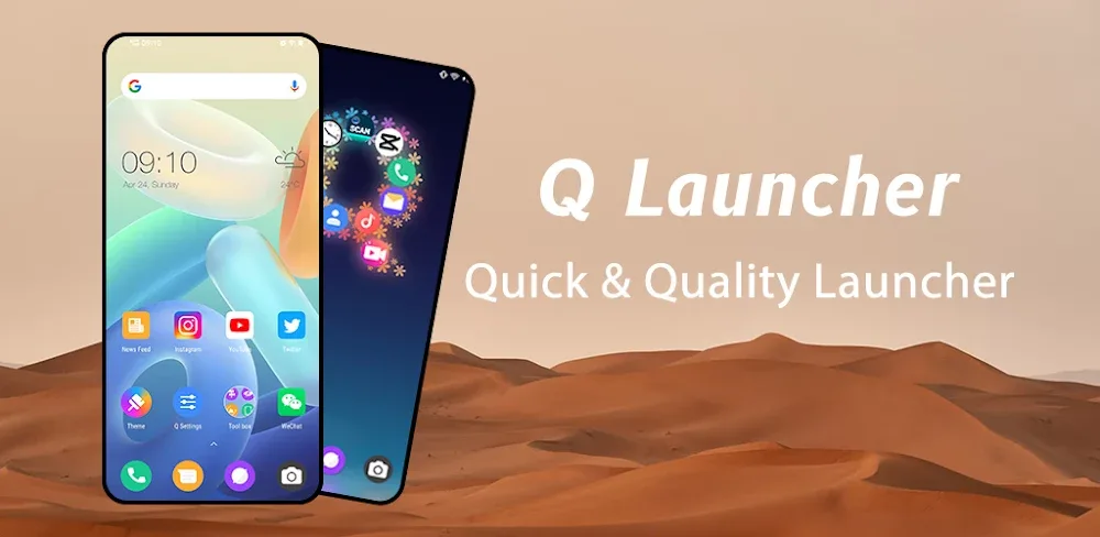 Quick Launcher for Android 15 v12.5 MOD APK (Premium Unlocked)