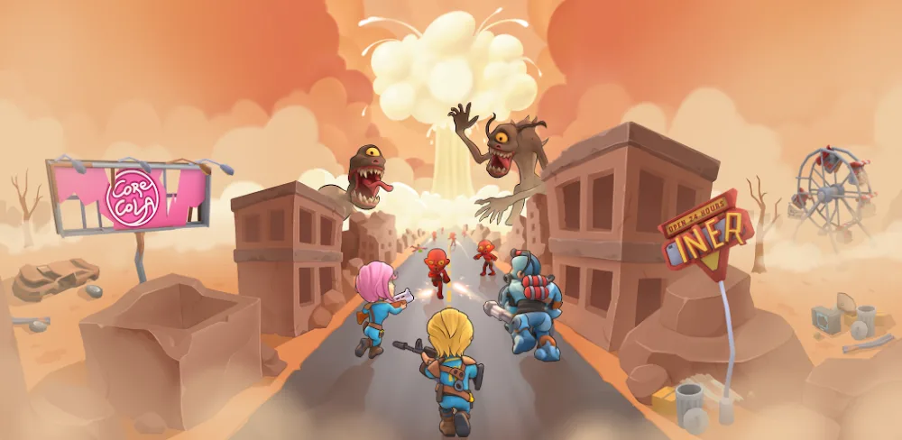 RadZone city: Survival Stories v0.0.57.33 MOD APK (Menu, High Gems Pickup)