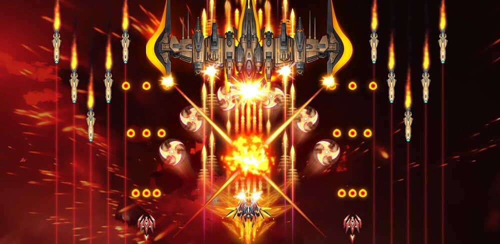 Raiden Fighter v2.2.621 MOD APK (One Hit, God Mode, Energy)