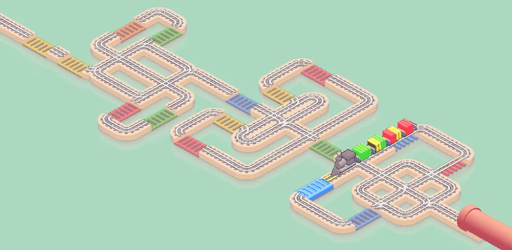 Railway Sort v0.0.7.2 MOD APK (Menu, Auto Win)