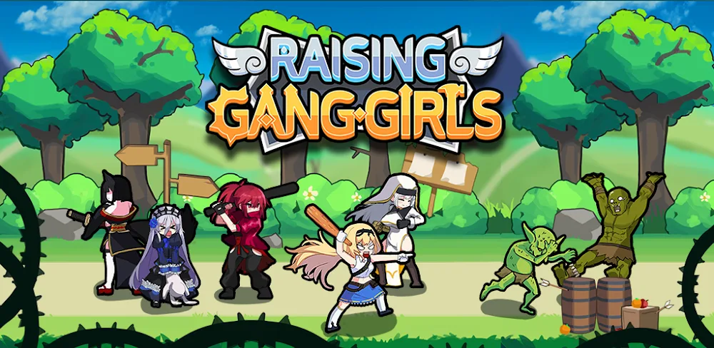 Raising Gang-Girls: Torment Mob v1.1.0.23 MOD APK (Unlimited Gem, Damage Multiplier)
