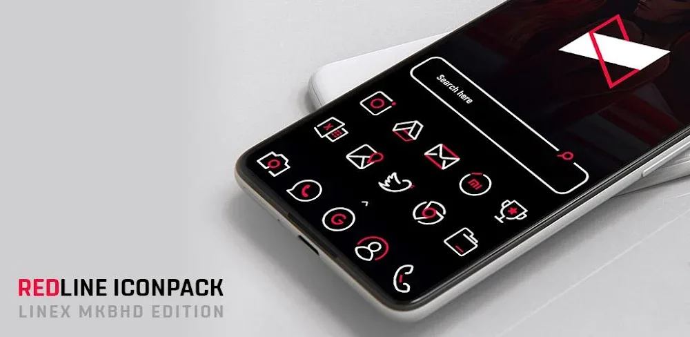 RedLine Icon Pack : LineX v7.1 APK (Full Version)