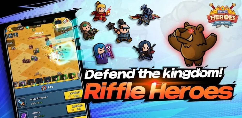 Riffle Heroes v1.1.2.18 MOD APK (Damage Multiplier, God Mode)