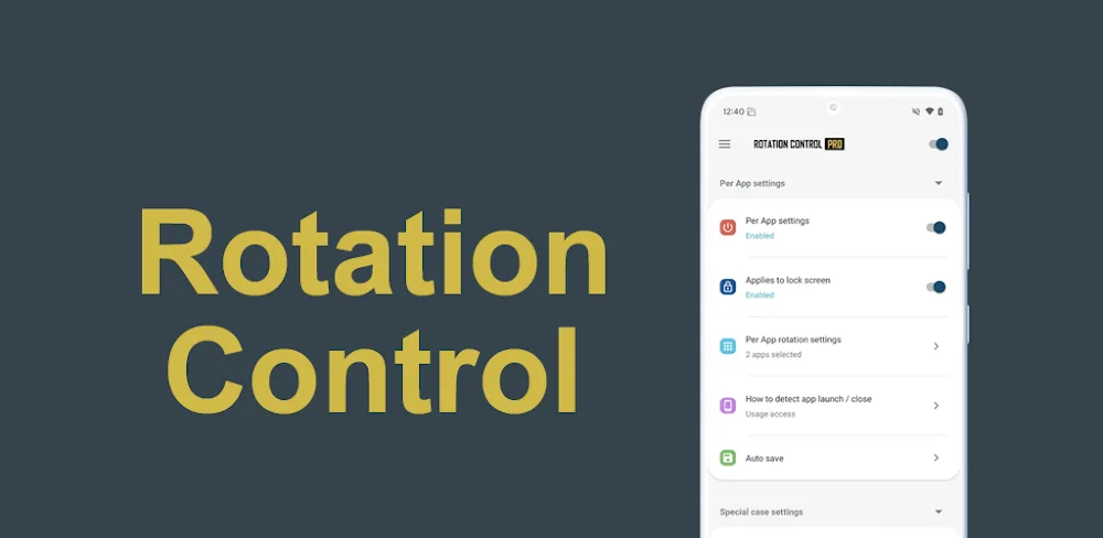 Rotation Control Pro v7.7.0.0 APK (Full Version)