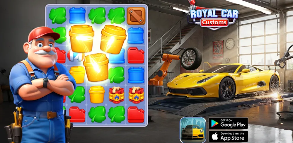 Royal Car Customs v3.41 MOD APK (Menu, Unlimited All)