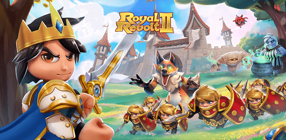 Royal Revolt 2 v12.12.0.0 MOD APK (God Mode, Dumb Enemies)