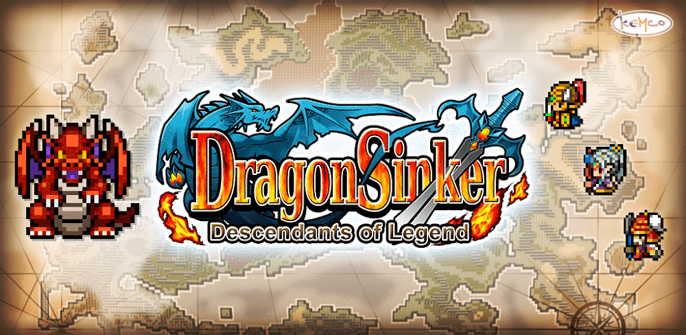 RPG Dragon Sinker MOD APK v1.1.44g (Unlocked Items, One Hit)