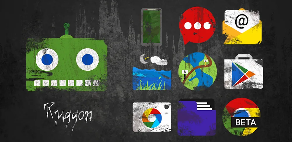 Ruggon – Icon Pack v5.5.6.4 APK (Full Version)