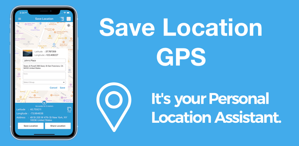 Save Location GPS v10.2 APK + MOD (Pro Unlocked)