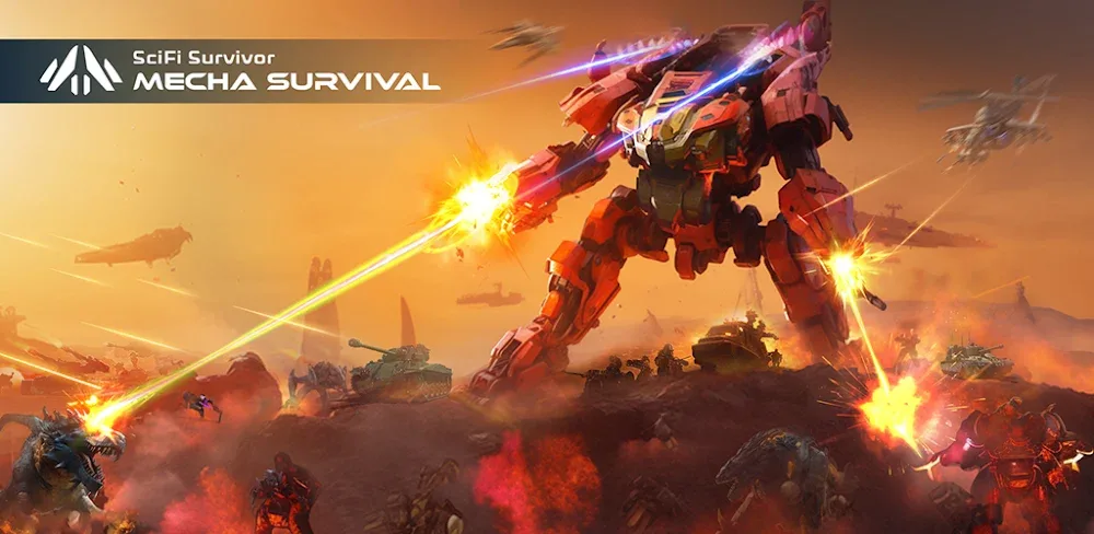 SciFi Survivor: Mecha Survival v1.1.0.500 MOD APK (God Mod, Free Shopping)