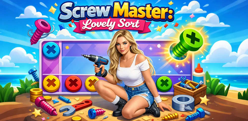 Screw Master v1 MOD APK (Menu, Unlimited All)