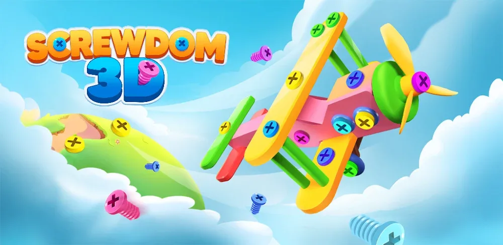 Screwdom 3D v10.10.7.7 MOD APK (Unlimited Money, Auto Win)