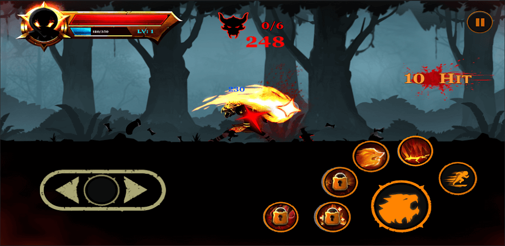 Shadow Stick Warrior v2.5 MOD APK (God Mode, High Damage)