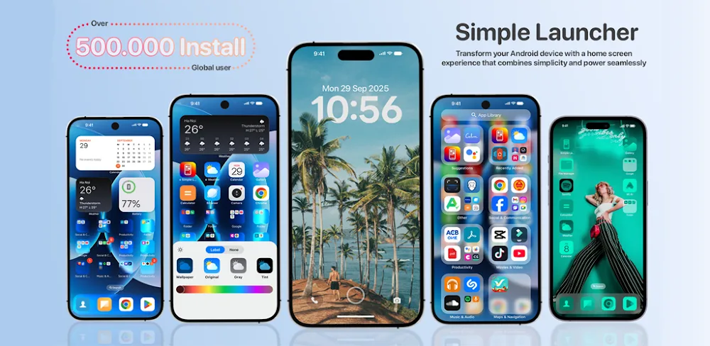 Simple Launcher – Home Screen v3.3.1.5 MOD APK (Premium Unlocked)