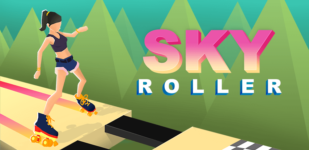 Sky Roller: Rainbow Skating v1.1.29.3 MOD APK (Unlock All Skins)