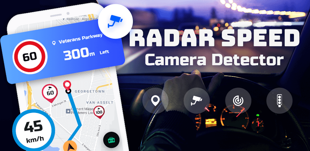 Speed Camera Radar v2.2.2.5 MOD APK (Premium Unlocked)