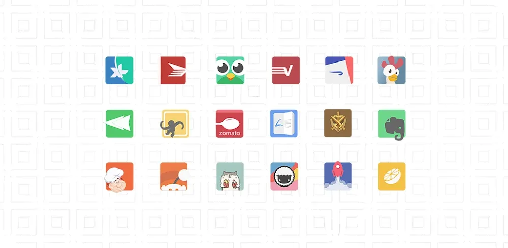 Squared – Square Icon Pack v5.5.4.0 APK (Full Version)