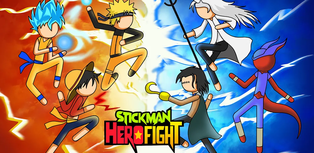 Stickman Hero Fight : All-Star v5.2 MOD APK (High Rewards, Dumb Enemy)