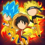 Stickman Hero Fight : All-Star v5.2 MOD APK (High Rewards, Dumb Enemy)