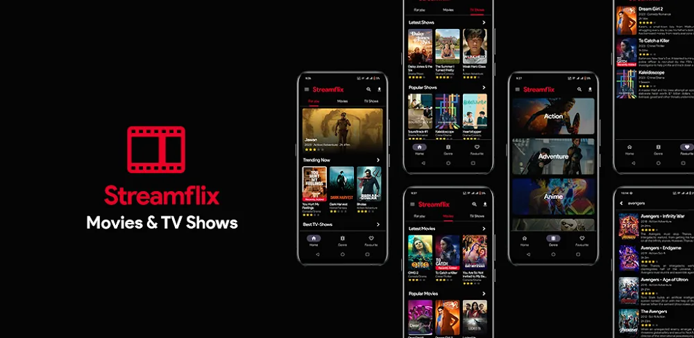 Streamflix v105 MOD APK (Premium Unlocked)