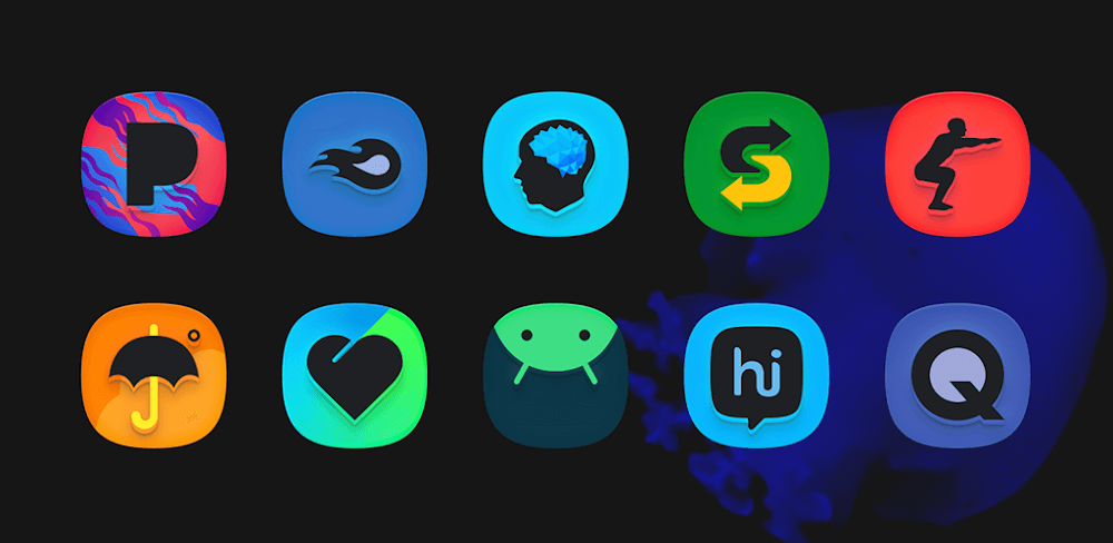 SuperBlack Icon Pack APK v16.16.0.1 (Full Version)