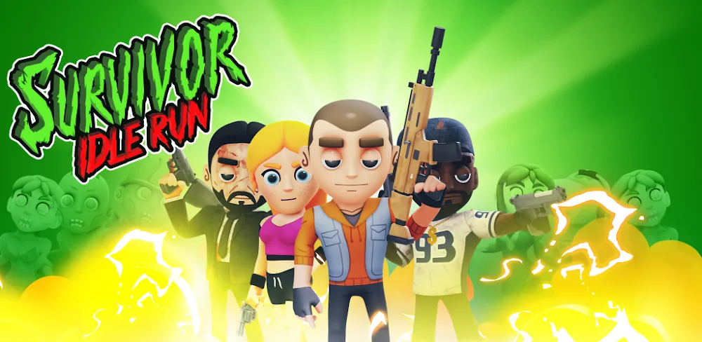 Survivor Idle Run: Z-RPG Game v1.1.3.15.561 MOD APK (God Mod, High Damage)