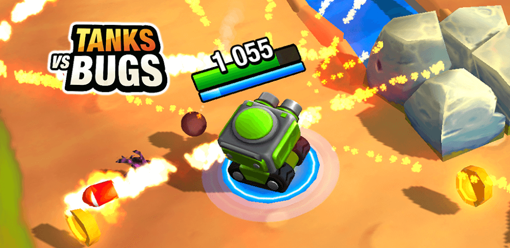Tanks vs Bugs MOD APK v1.1.2.9 (One Hit, High Health)
