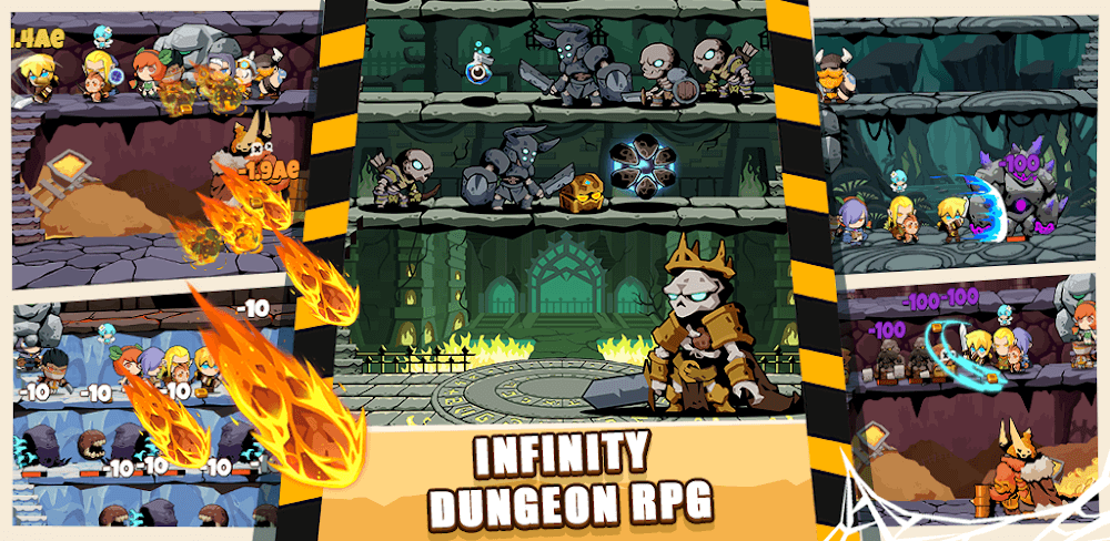 Tap Dungeon Hero v6.6.0.16 MOD APK (Unlocked Members, Massive Damage)